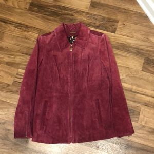 Magenta/fuschia suede jacket brand new